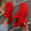 Ladies' Casual Sports Shoes, Fashionable Walking Shoes, Lightweight Casual Shoes, Air Running Shoes, Anti Slip Breathable Tennis Shoes, Mesh Breathable Sports Shoes, Exercise Sports Shoes, Foot Support